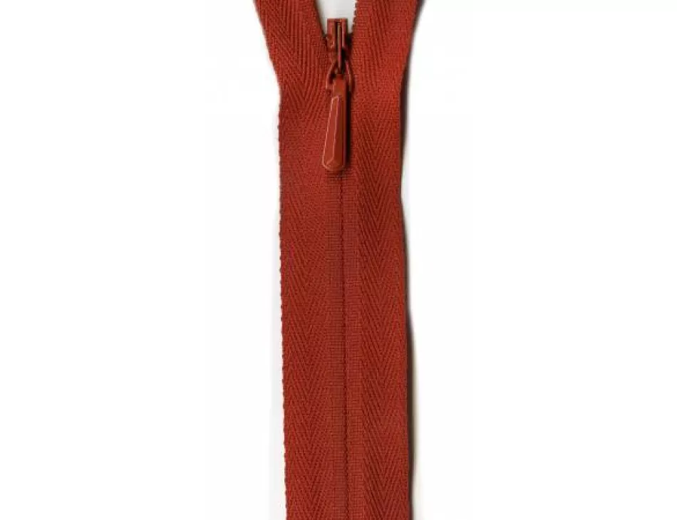 YKK Rust Invisible Zipper 14"