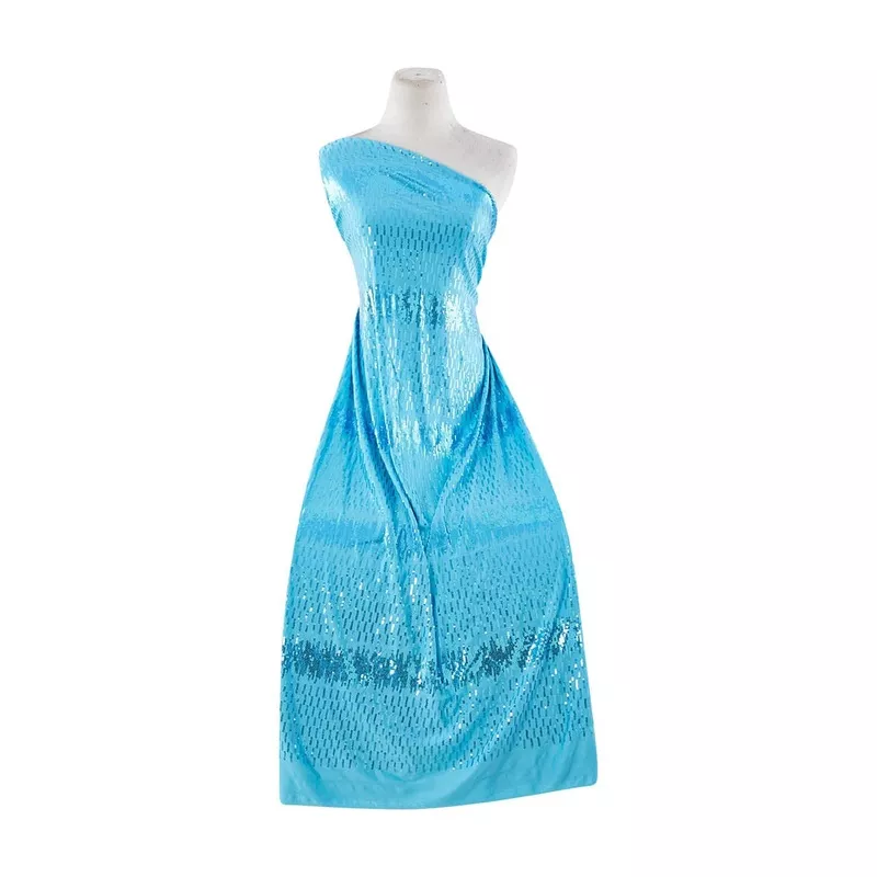 ZIG ZAG SEQS ON SINGLE SPAN | 20741-7272 AQUA SPRITZ
