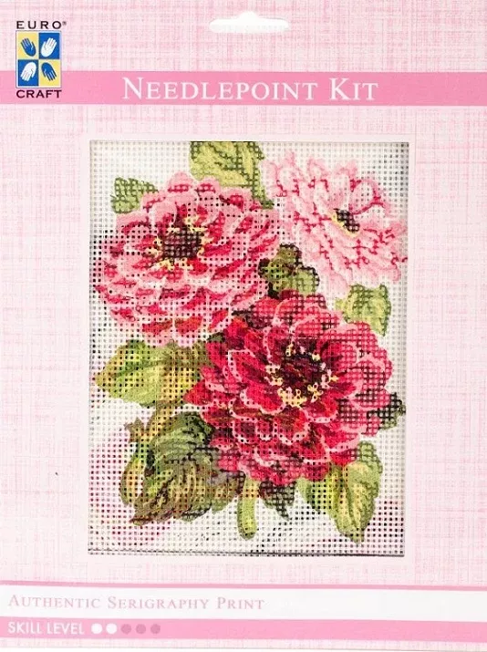 Zinnias Needlepoint Kit