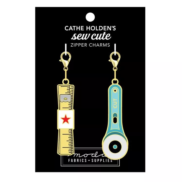 Zipper Pulls Measure Cut 2ct