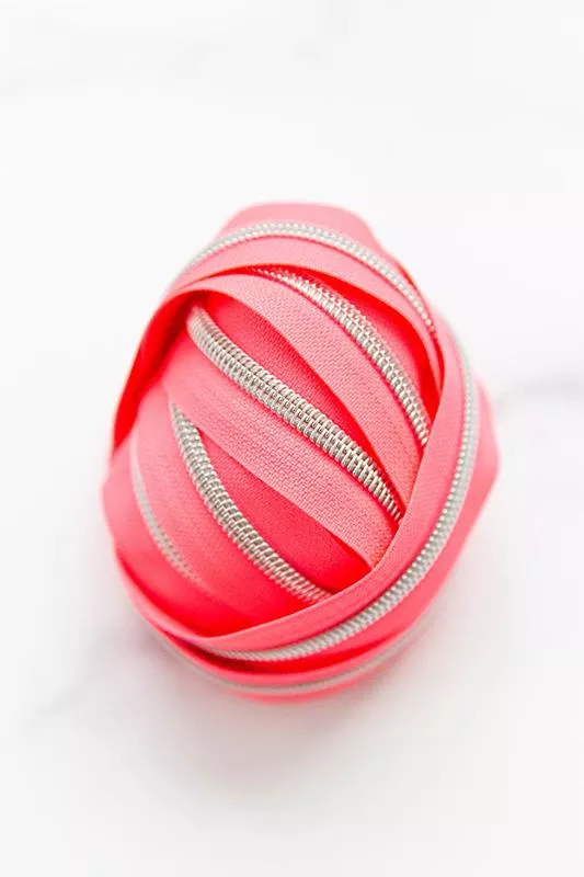 Zipper Tape #5 3yd Neon Flaming KAT ZIP4 Knot And Thread