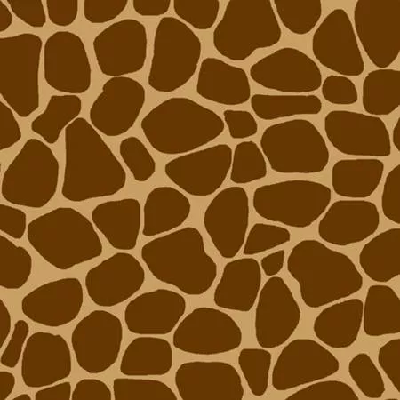 Zoe the Giraffe Skin Print- Brown